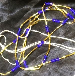 Custom made traditional tie on waistbeads